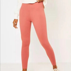 New LOFT Pink High-Waisted Leggings NWT Medium